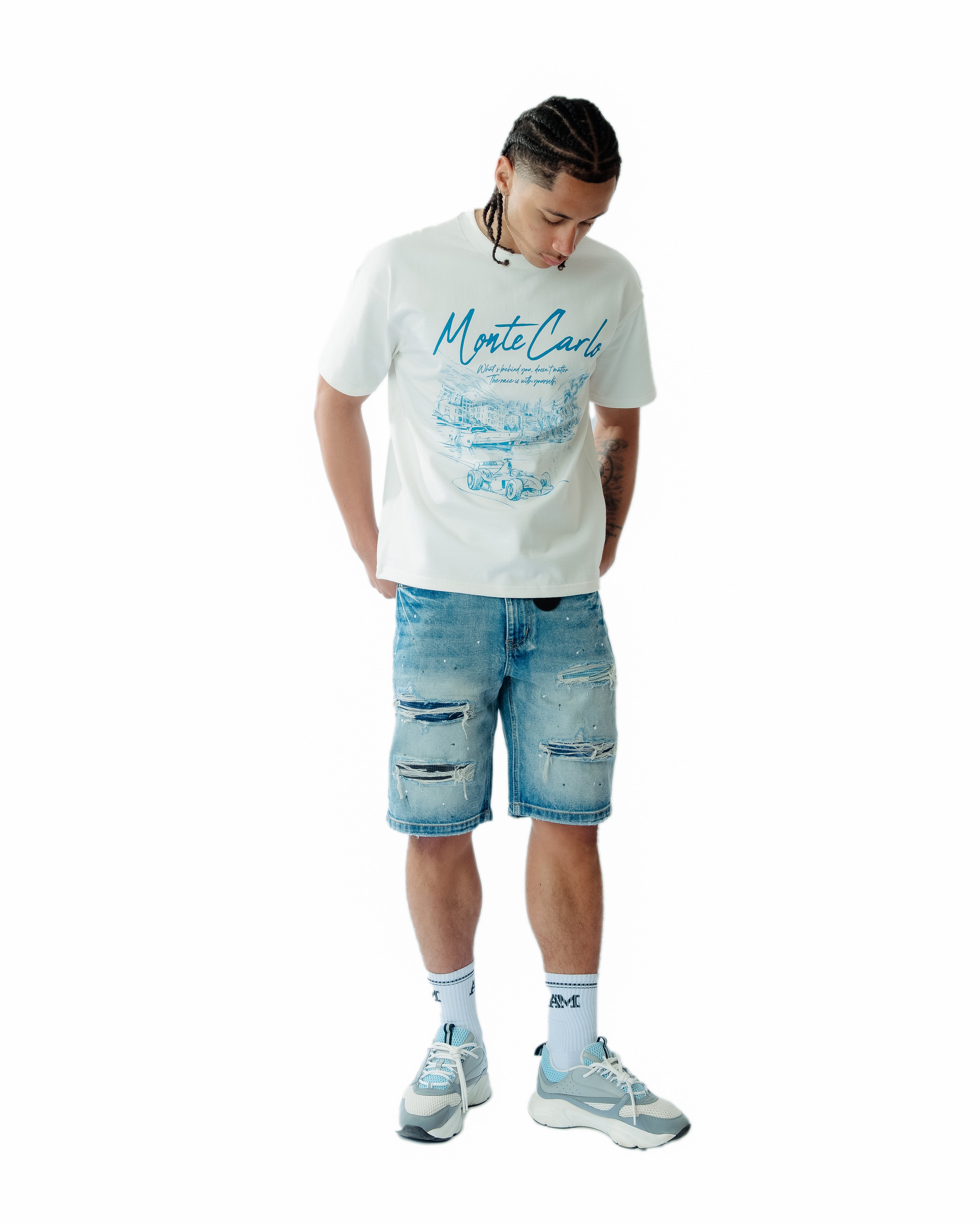 Forza Grafisch T-shirt Marineblauw