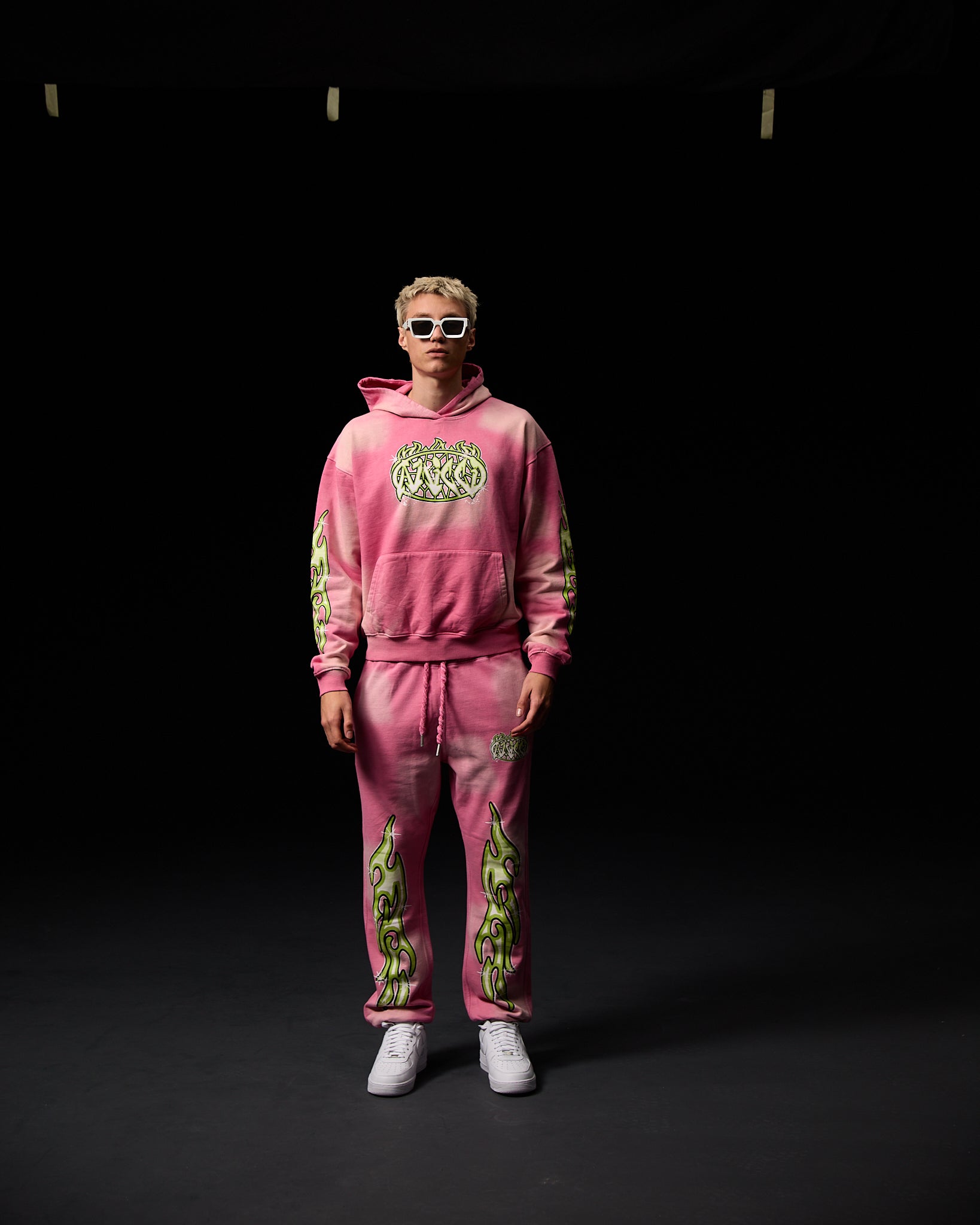 Paola Graphic Jogger Roze