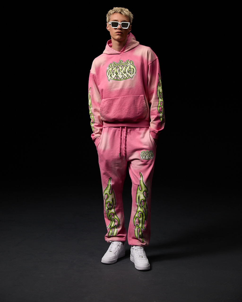 Paola Graphic Jogger Roze