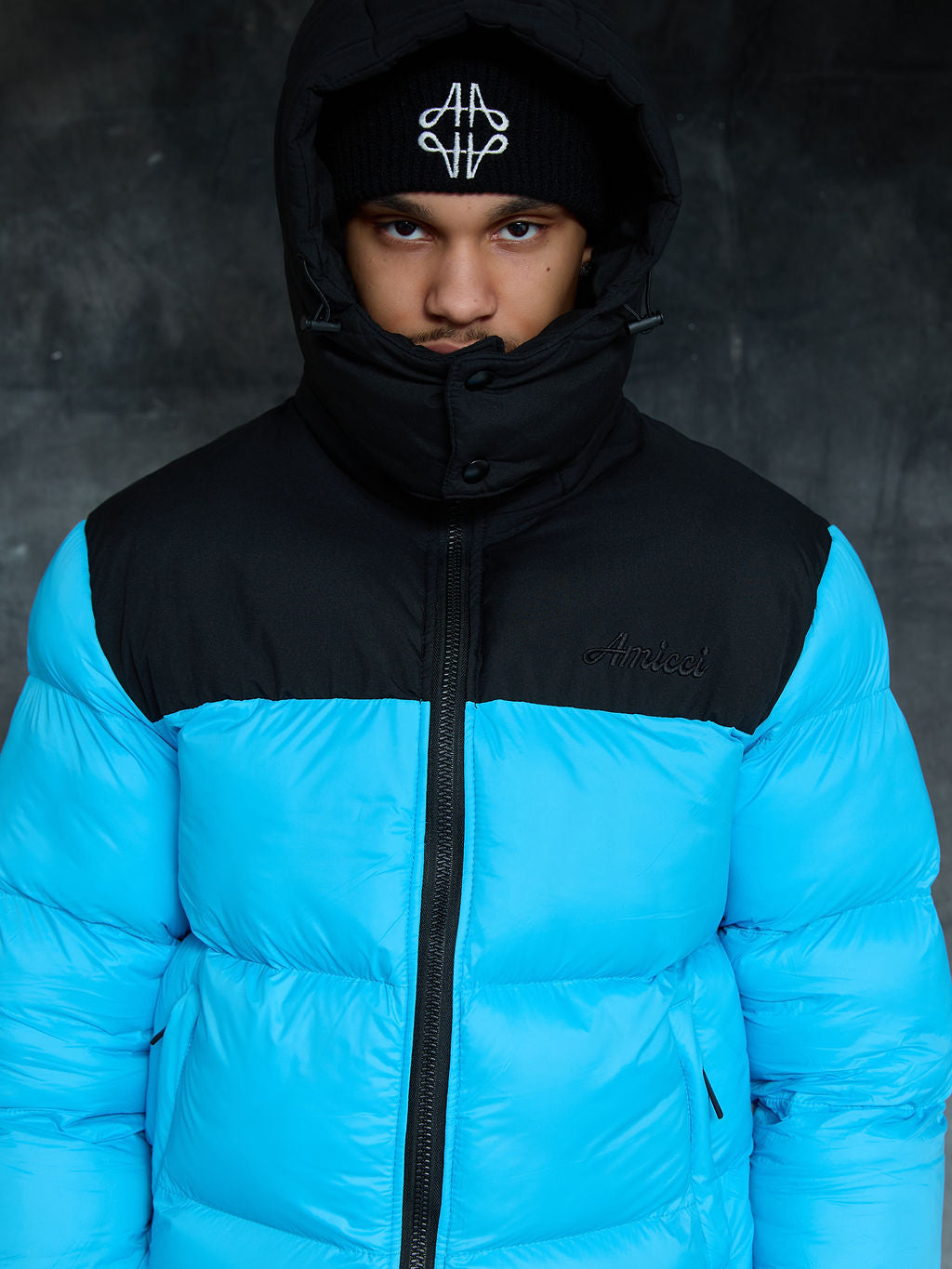 Bellezza Blue Puffer Jacket