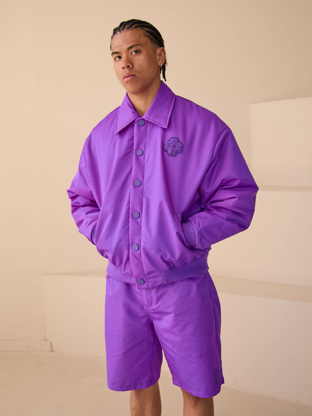 Laredo Bomber Jacket Purple
