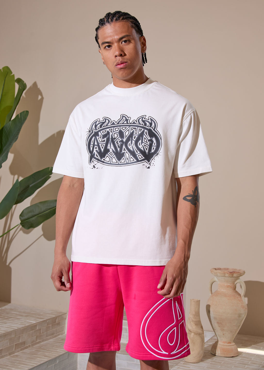 Vallea Graphic T-Shirt White