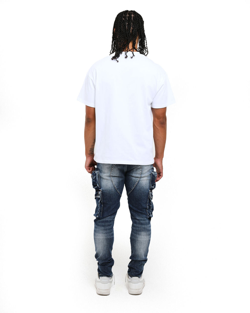 Cassara Cargo Jeans Blauw