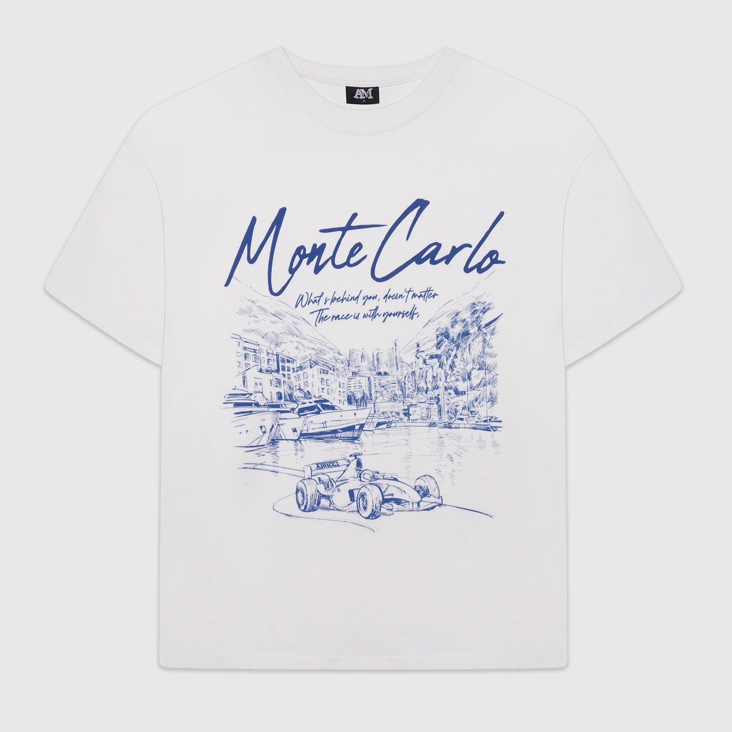 Forza Grafisch T-shirt Marineblauw