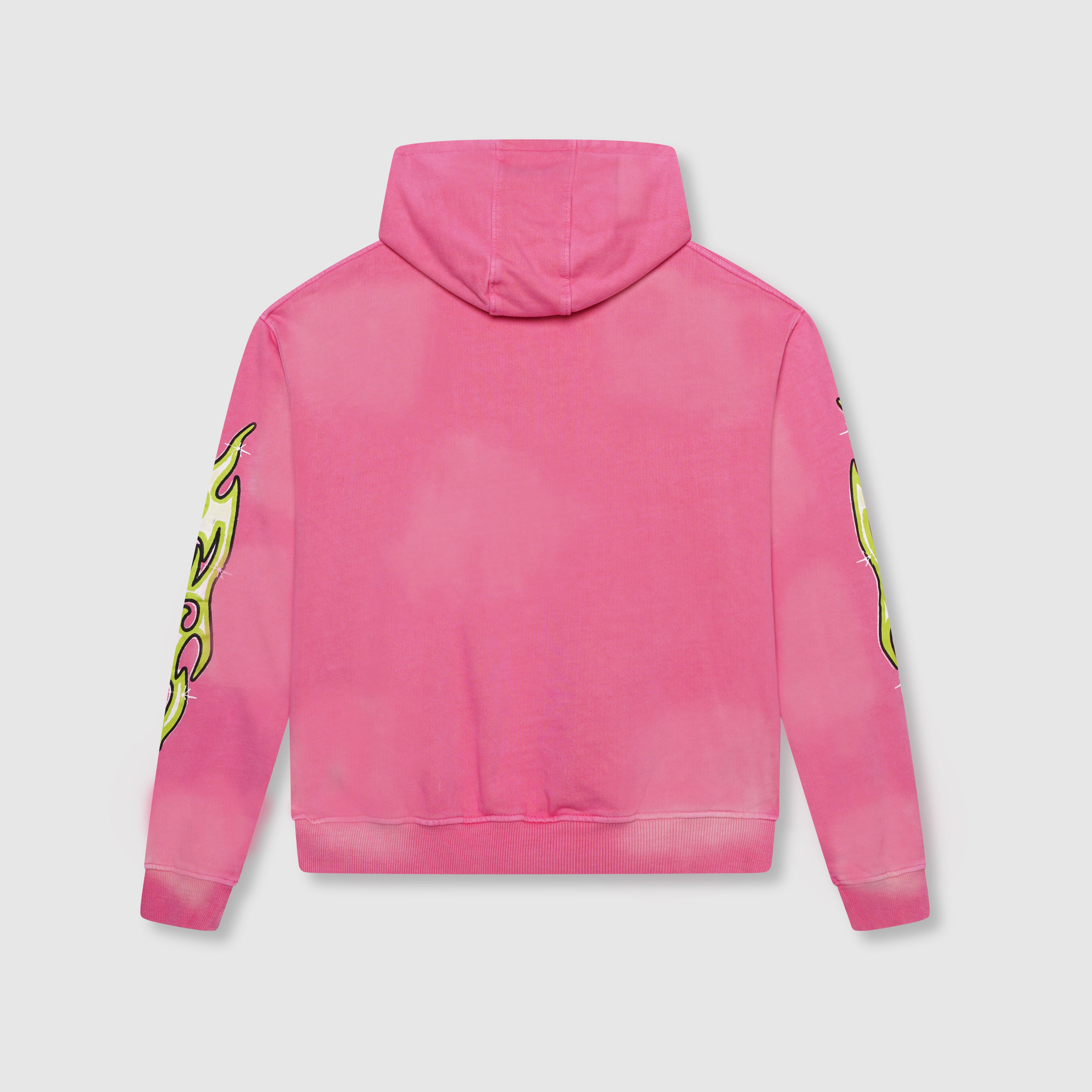 Paola Graphic Hoodie Pink