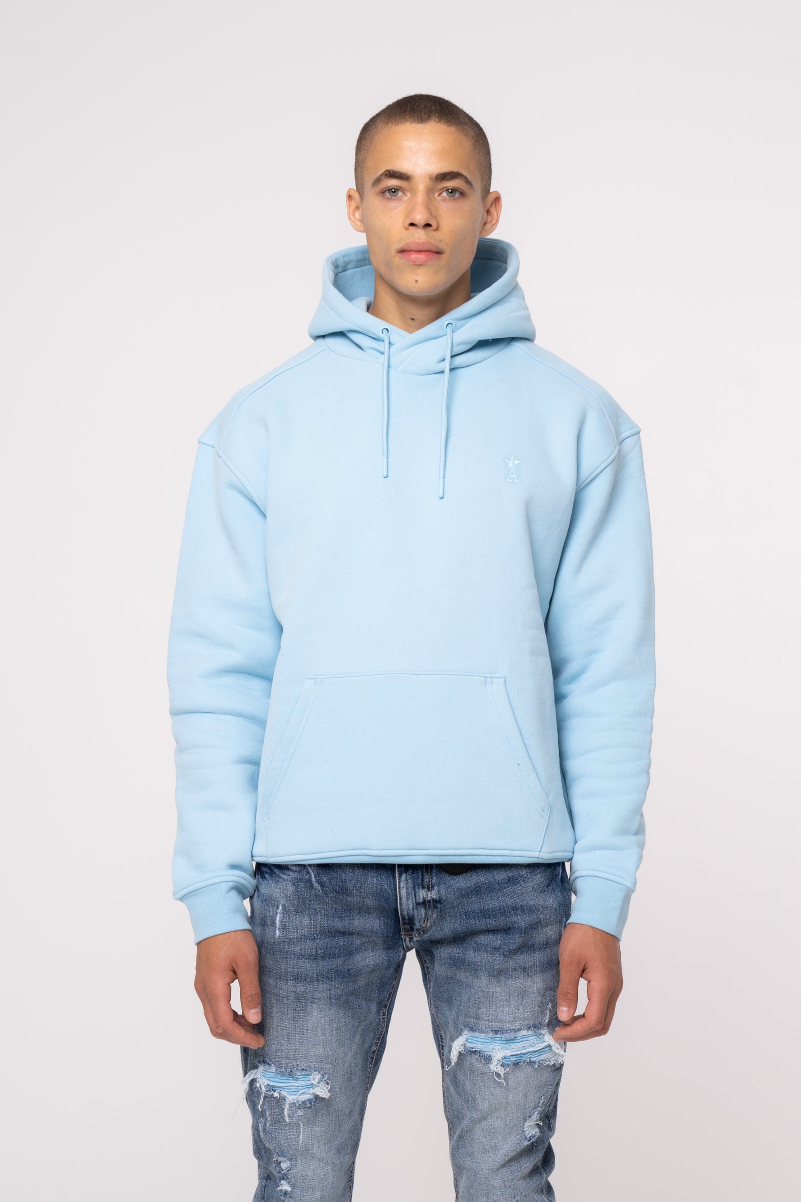 Baby blue sale hoodie