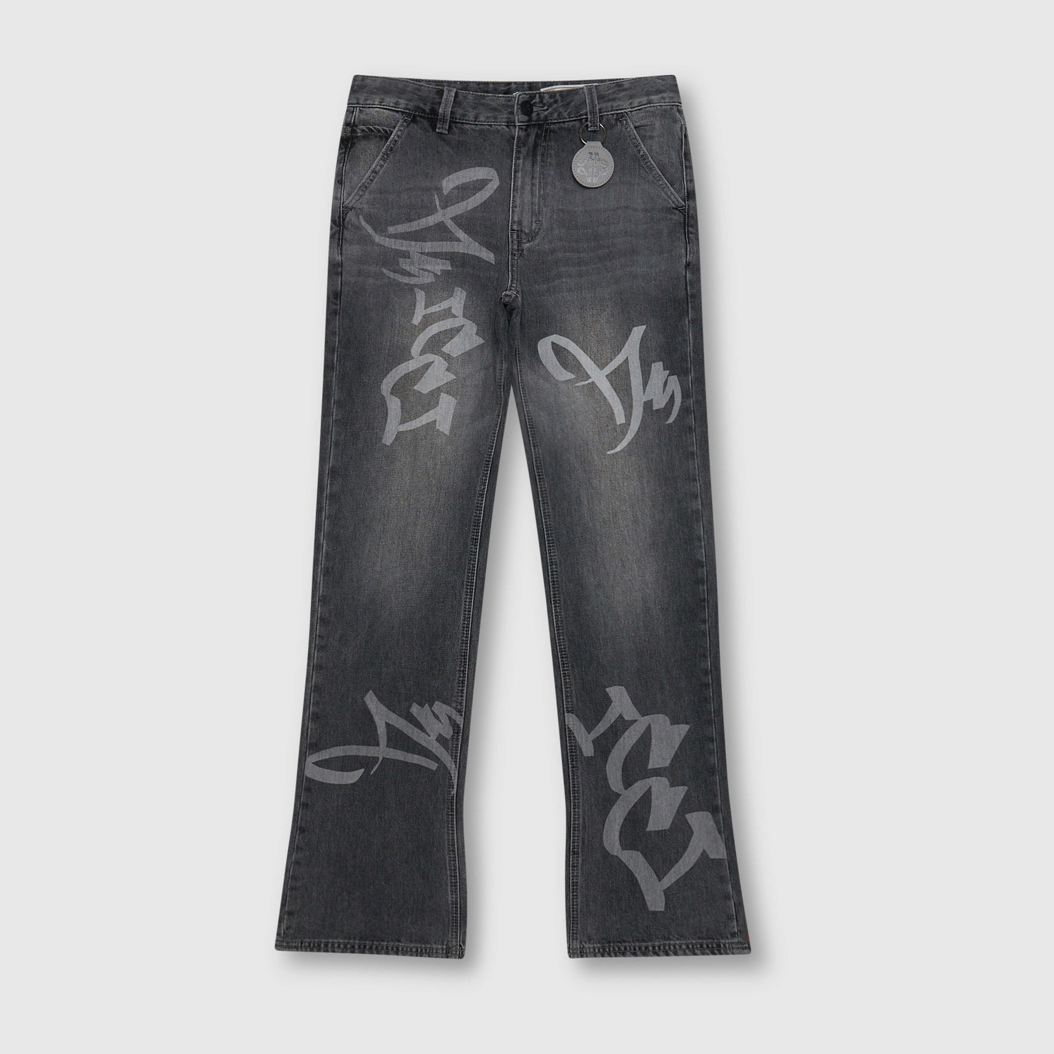 Ettore Grey Flare Jean