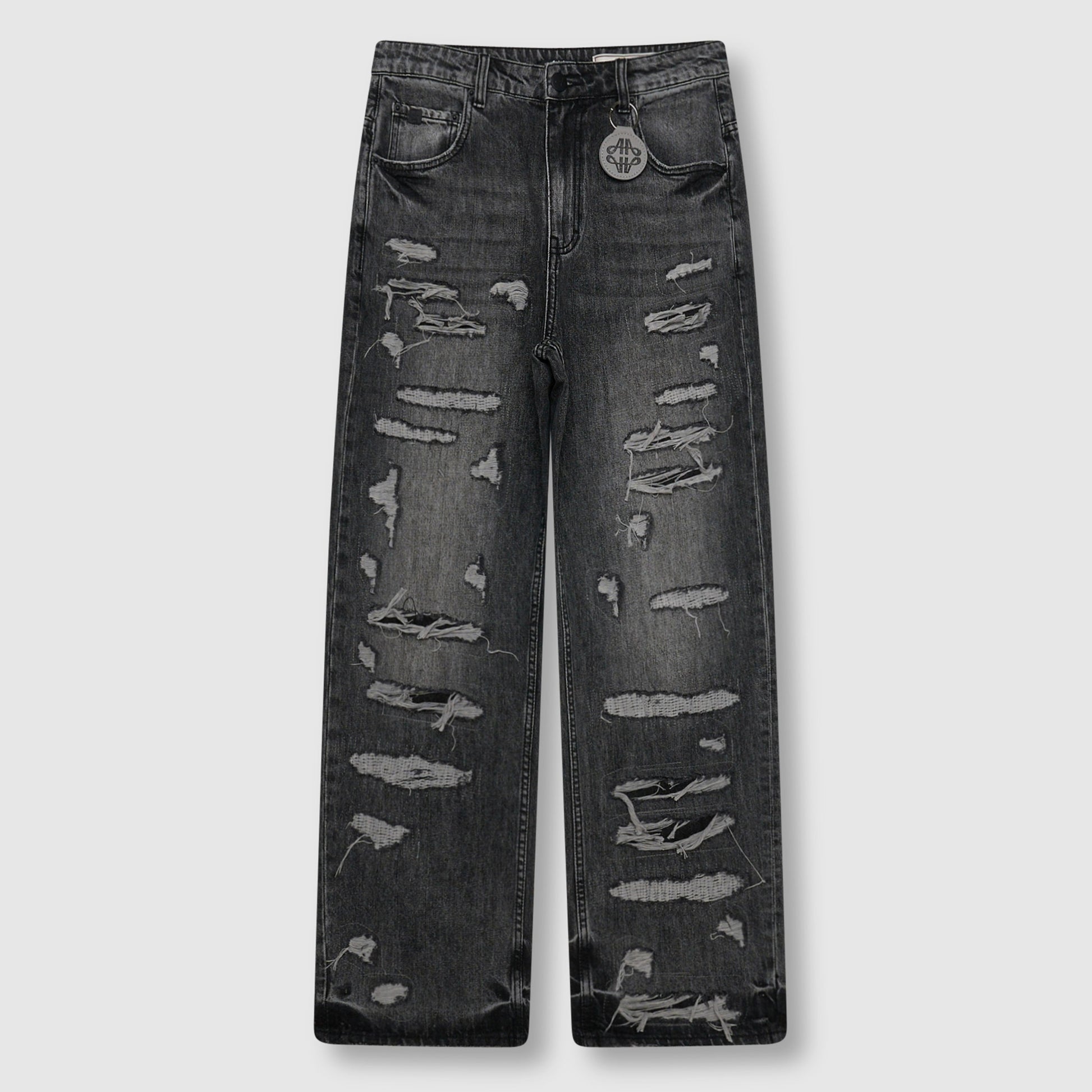 Manuel Grey Ripped Jean
