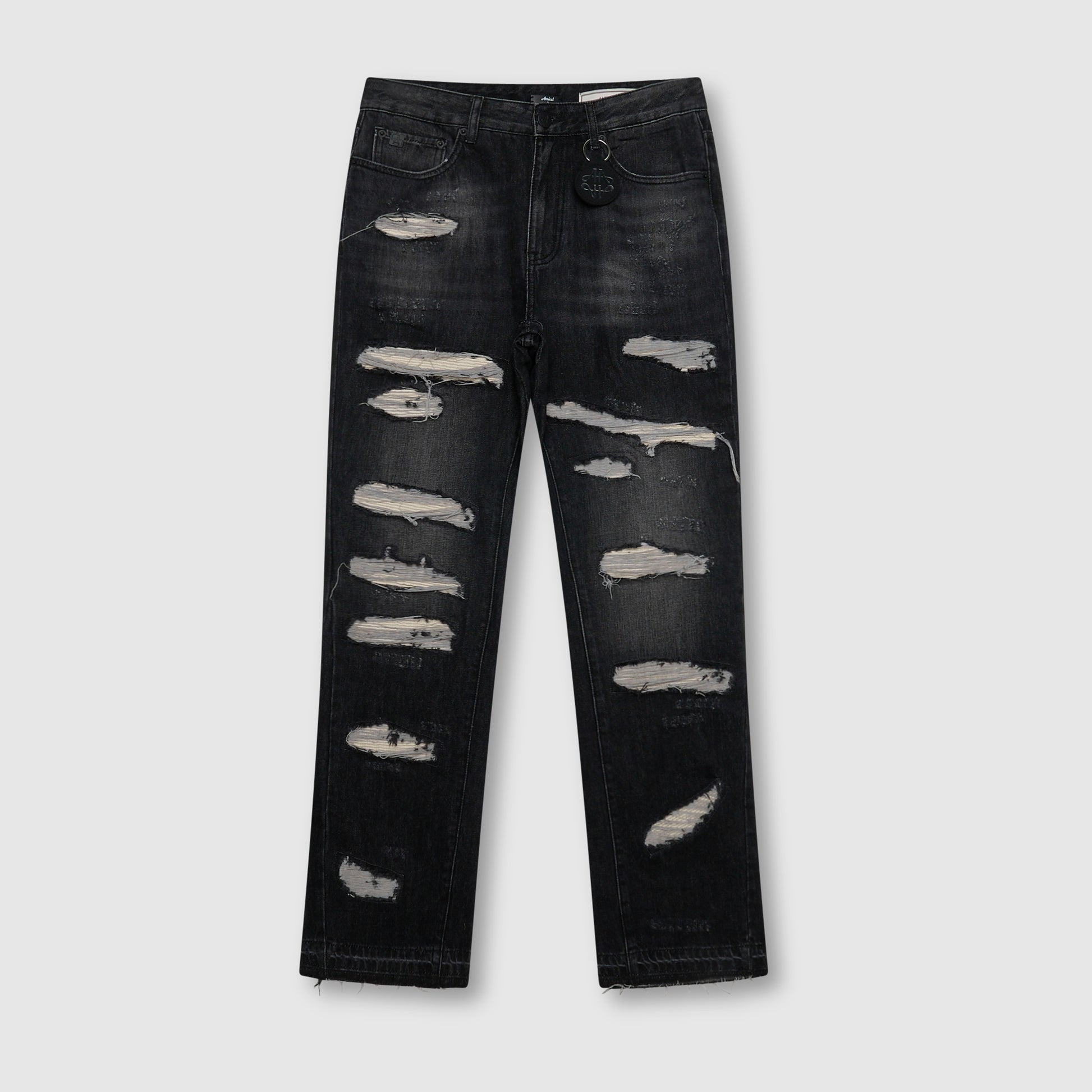 Trivoni Zwarte Flare Jeans