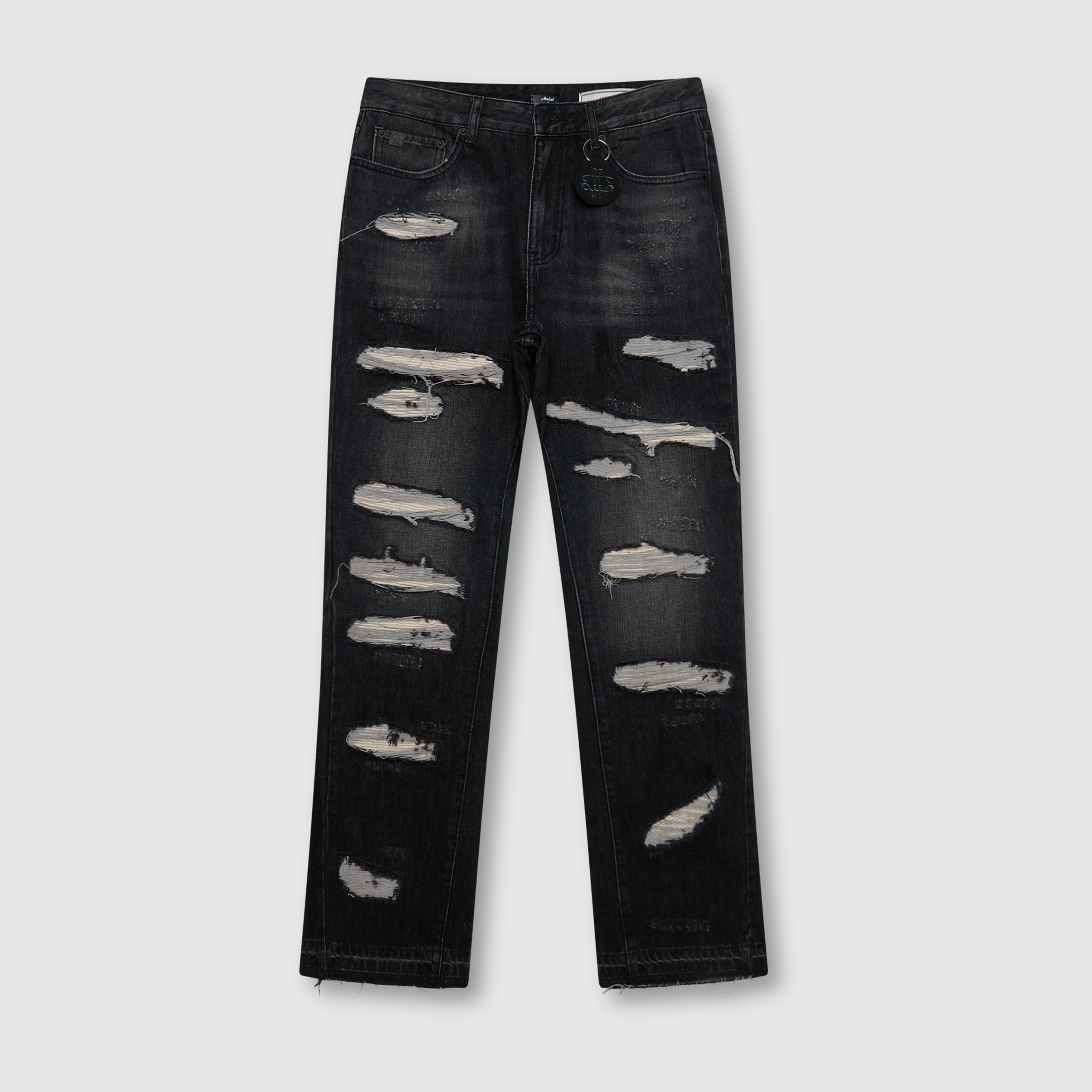 Trivoni Zwarte Flare Jeans