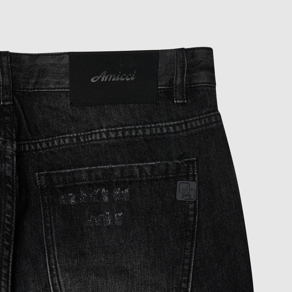 Trivoni Zwarte Flare Jeans