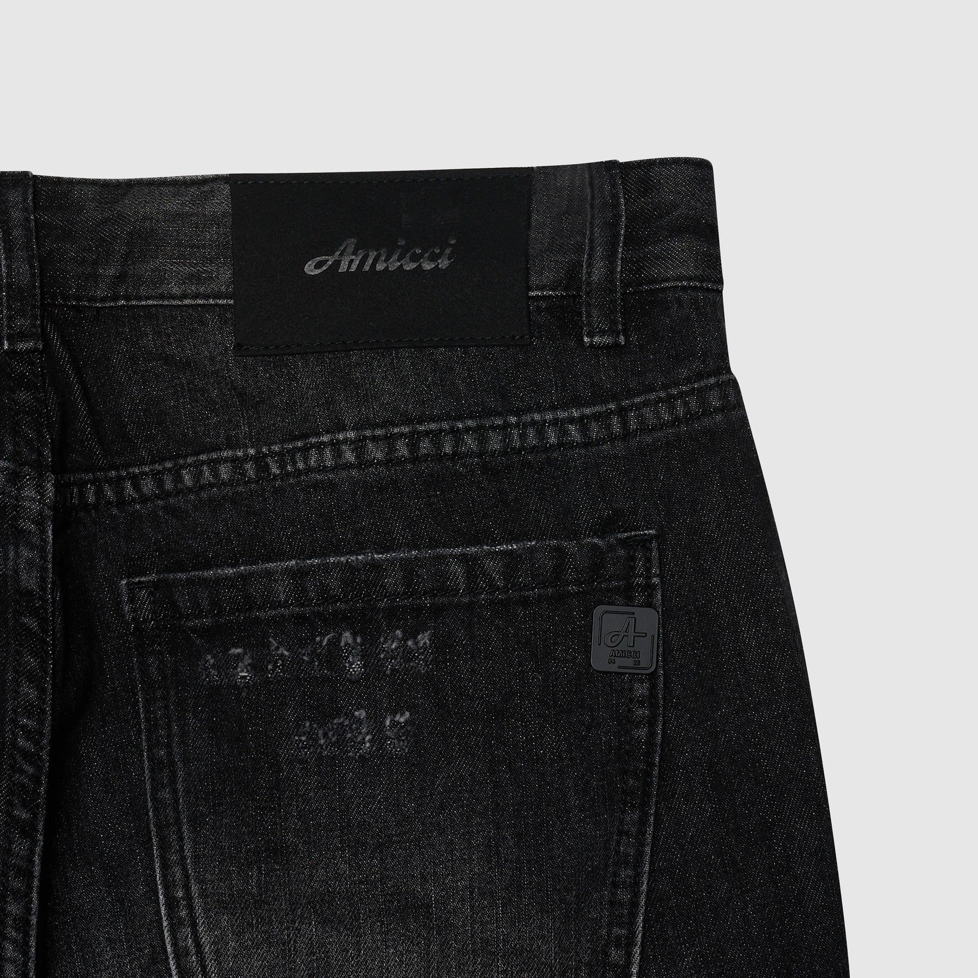 Trivoni Zwarte Flare Jeans