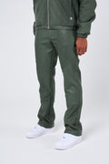 Isandro Khaki Croc Leather Pants