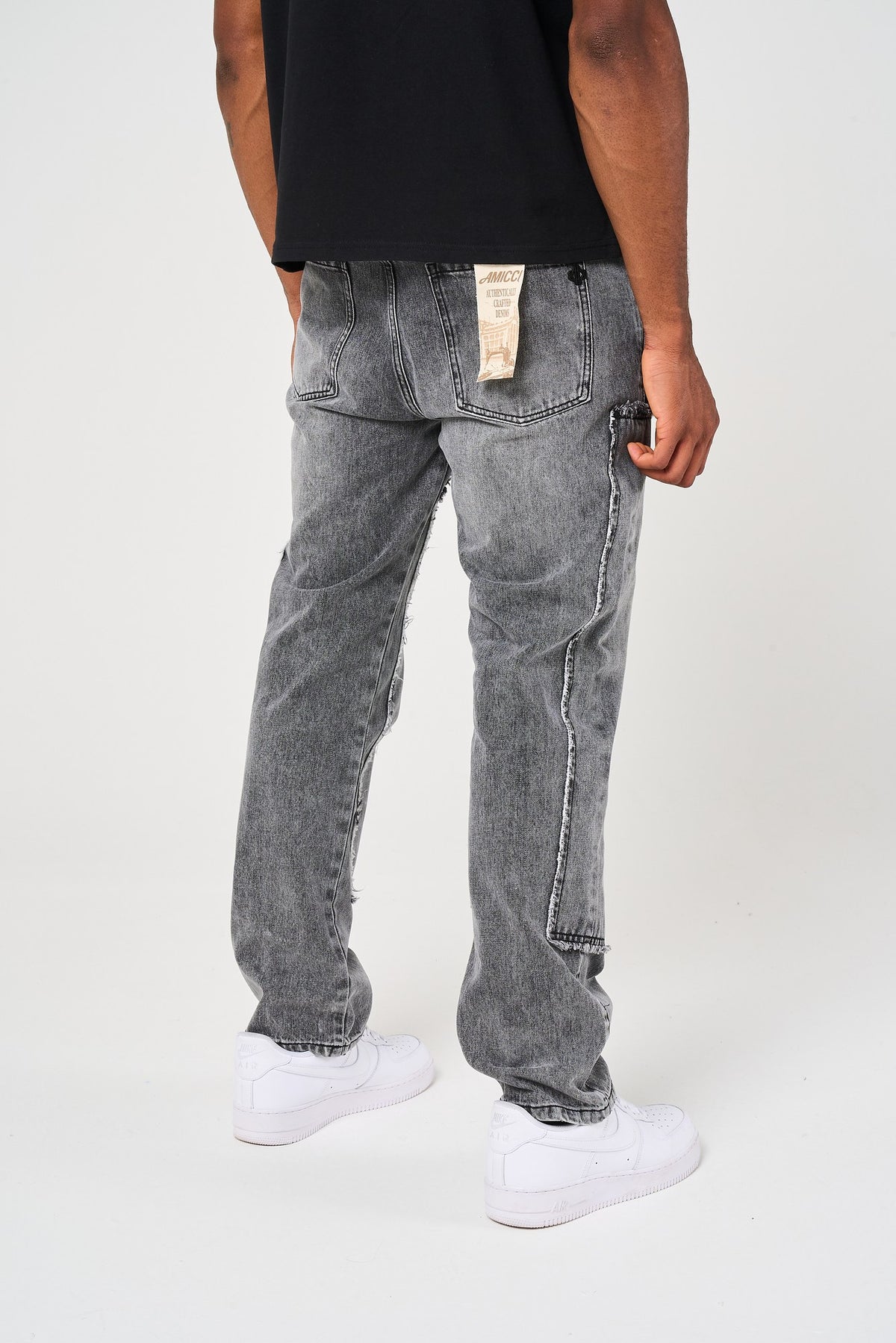 Hernan Lichtblauwe Was Jeans