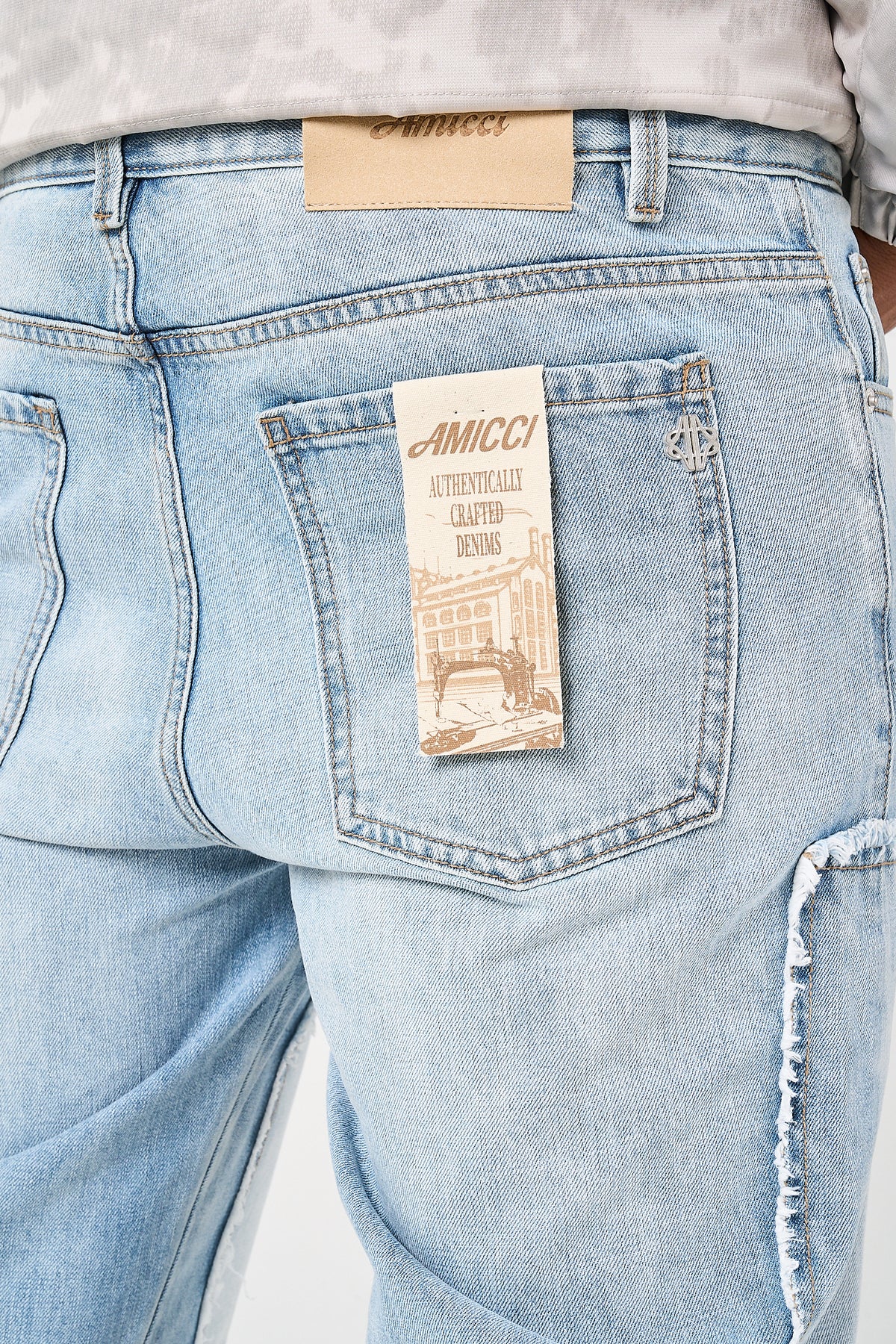 Hernan Light Blue Carpenter Jean
