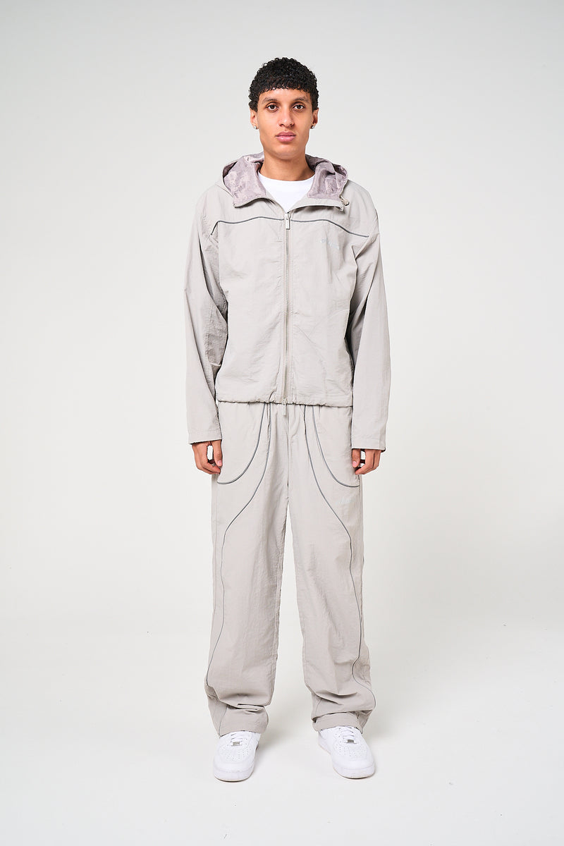 Carson Grey Windbreaker