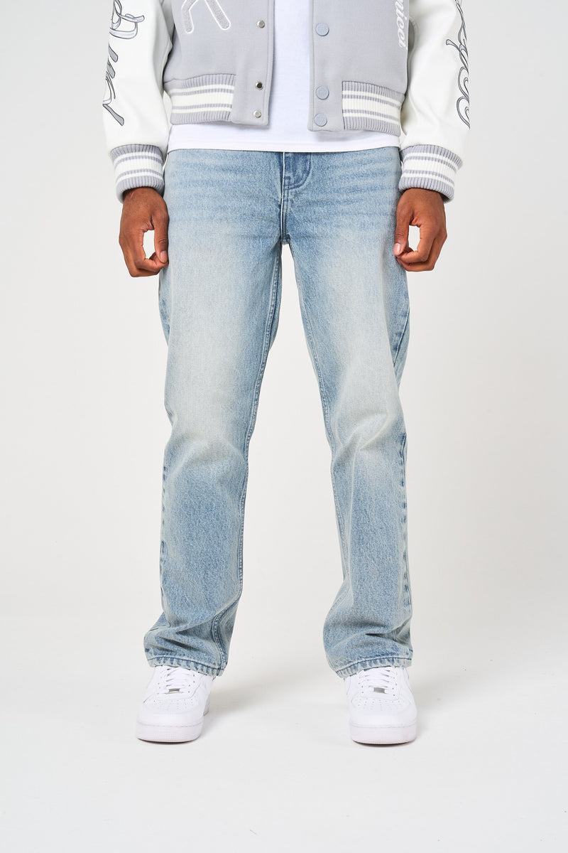 Lennox Mid Blue rechte jeans