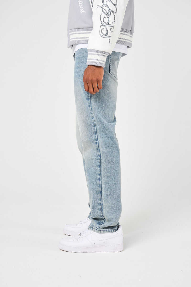 Lennox Mid Blue rechte jeans