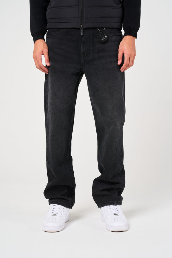Lennox Zwarte Rechte Jeans