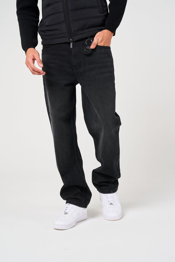 Lennox Zwarte Rechte Jeans