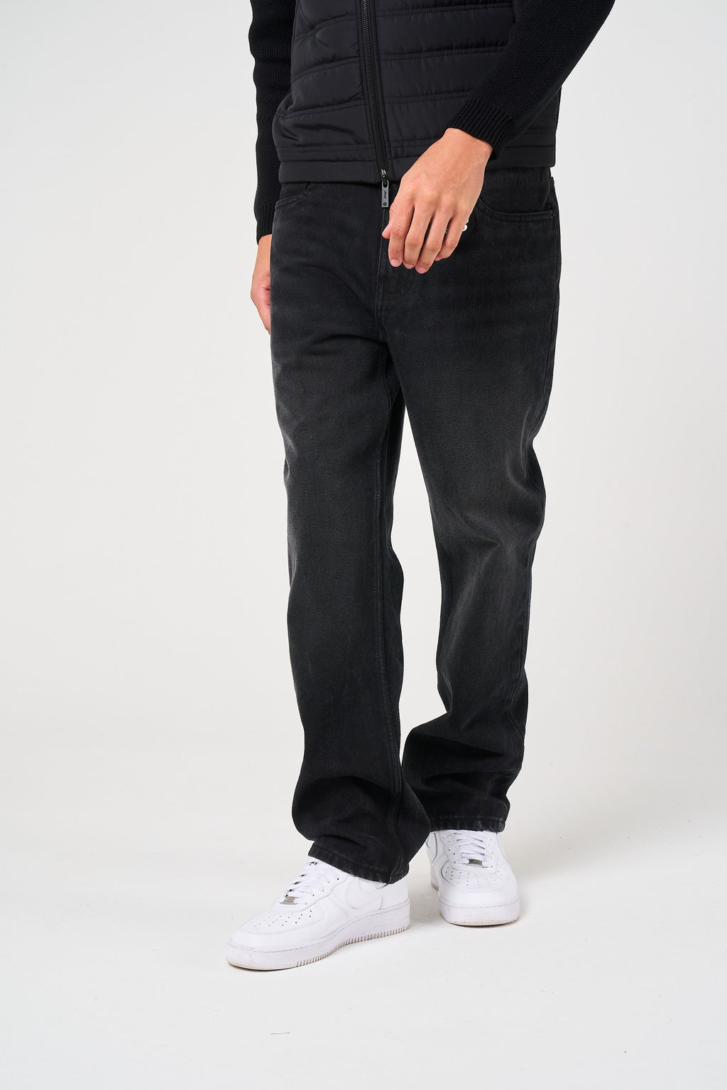 Lennox Black Straight Jean
