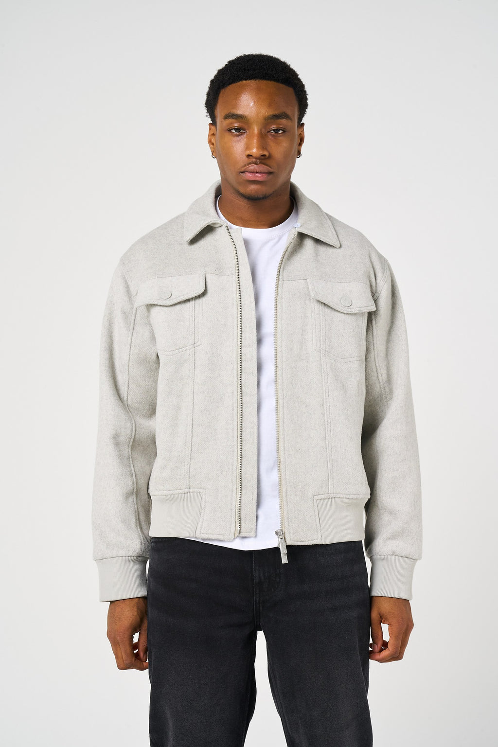 Varick Sherpa Collared Jacket