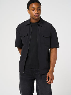 Giamco Zwart Overshirt