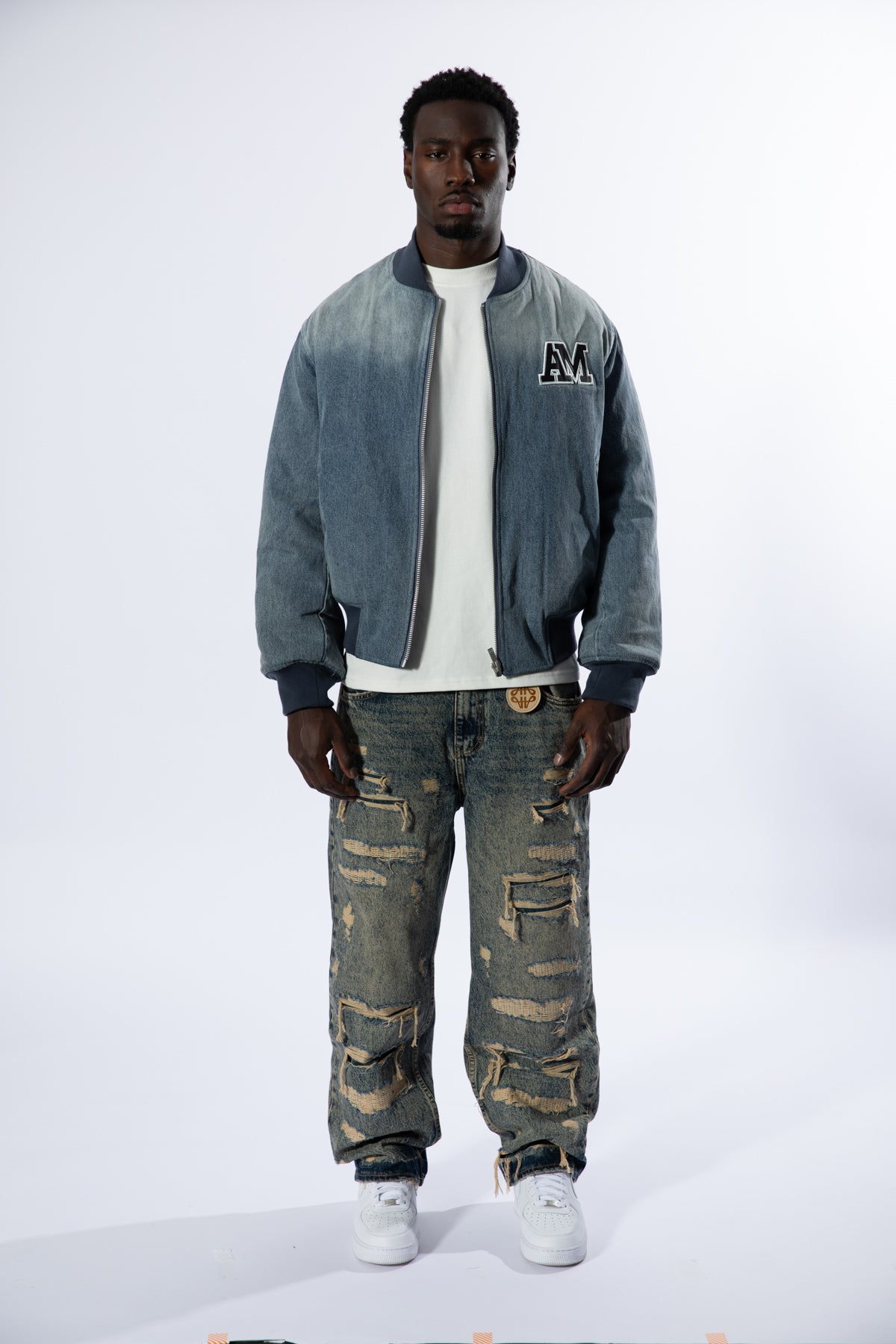 Idalia Denim Bomberjack Blue