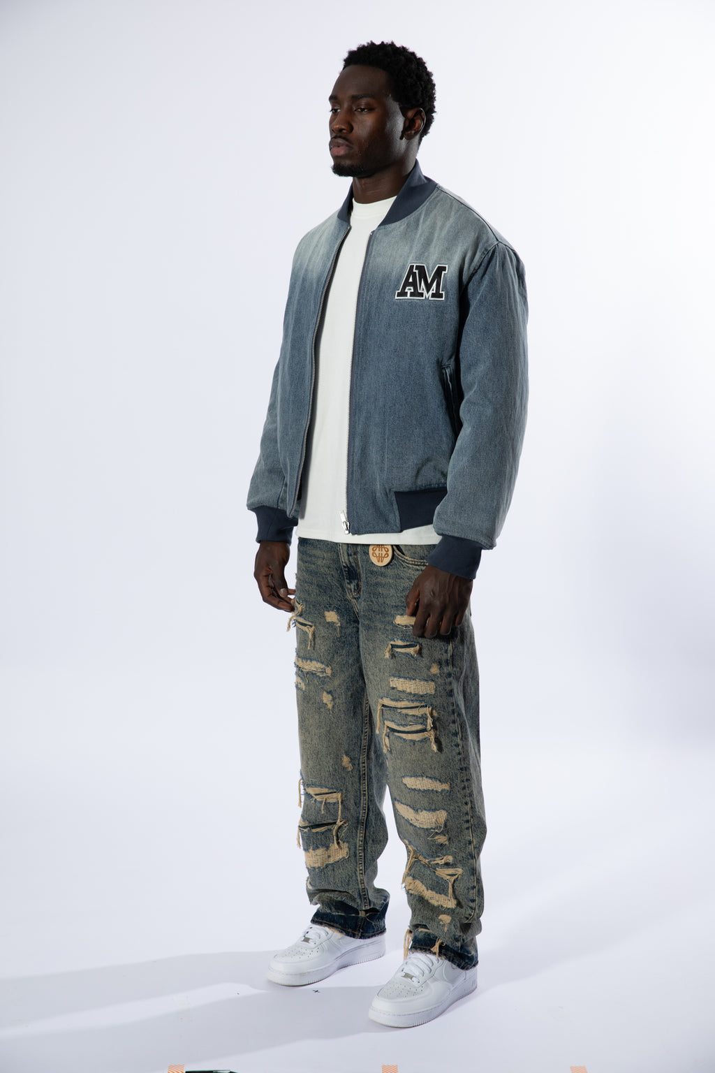Idalia Denim Bomberjack Blue