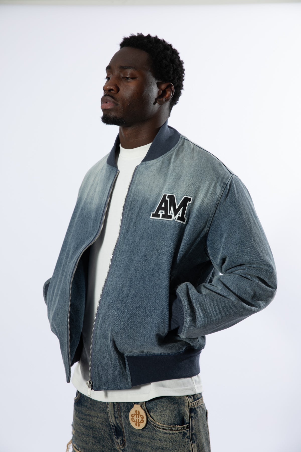 Idalia Denim Bomberjack Blue