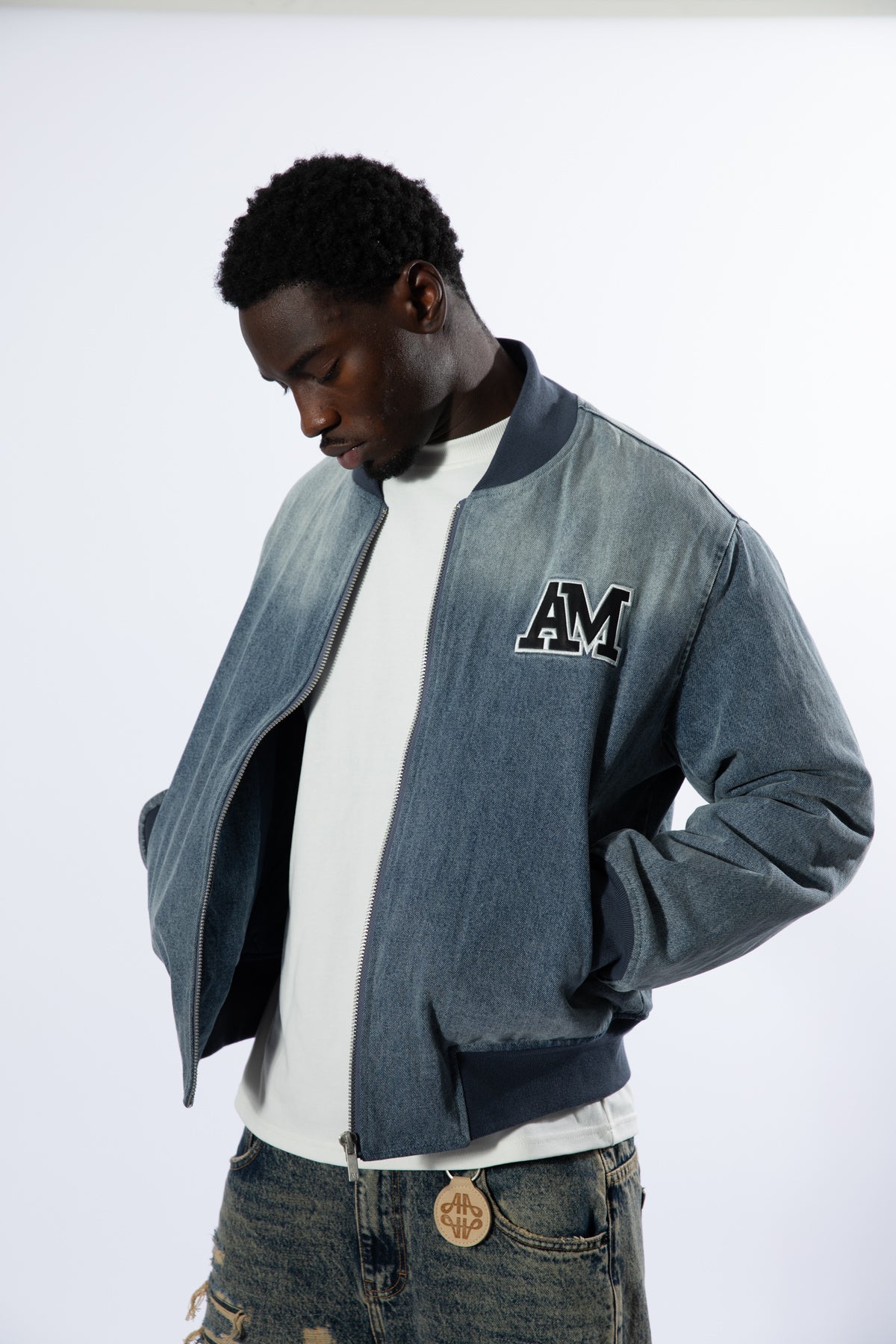 Idalia Denim Bomberjack Blue