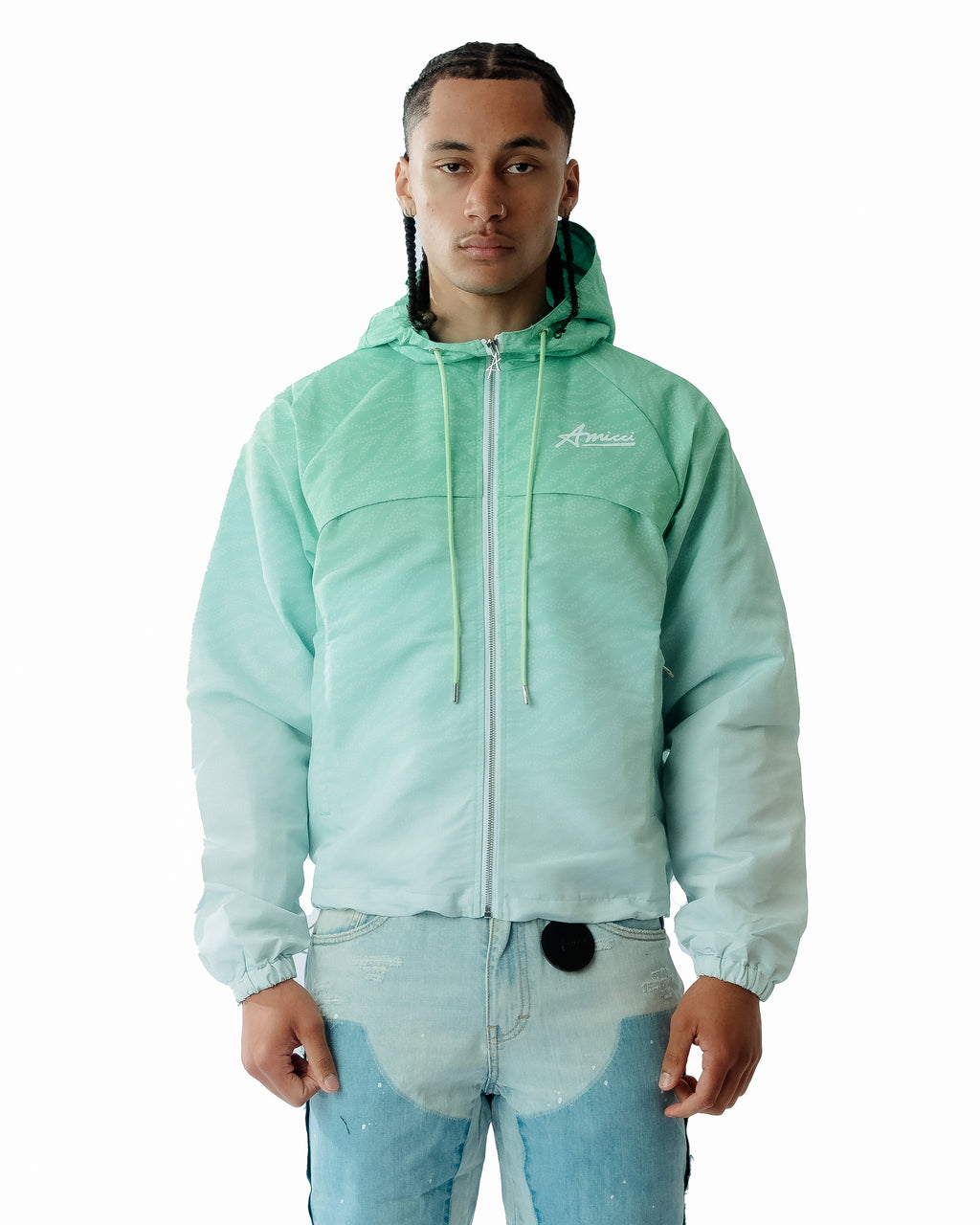 Luciano Windbreaker Groen