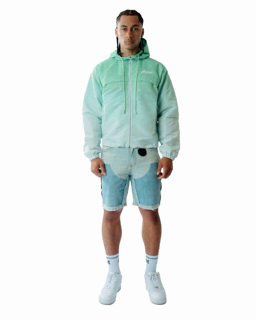 Luciano Windbreaker Groen