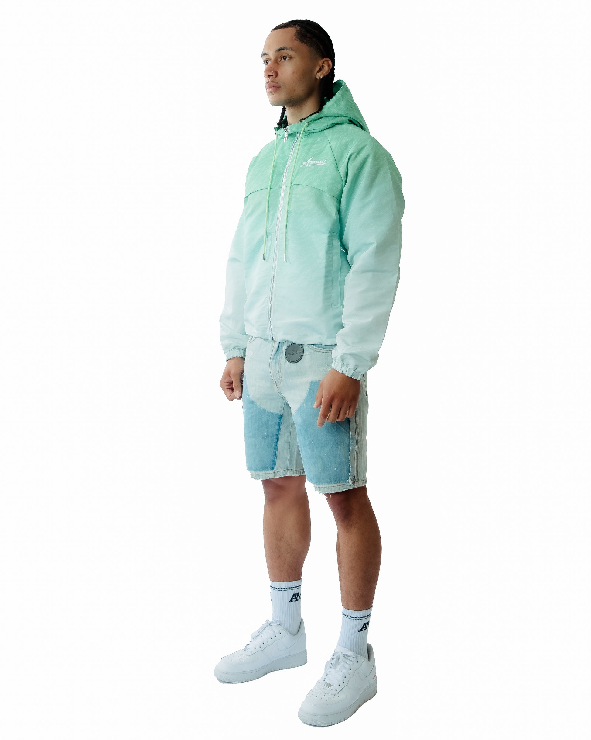 Luciano Windbreaker Groen