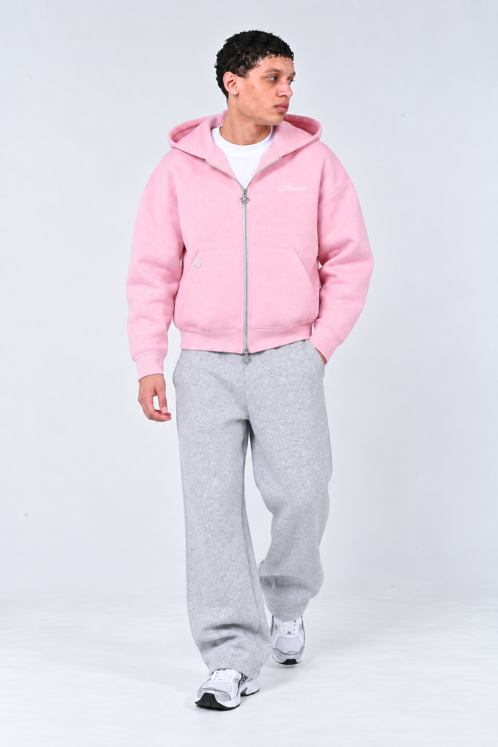 Atelier Grijze Scuba Hoodie