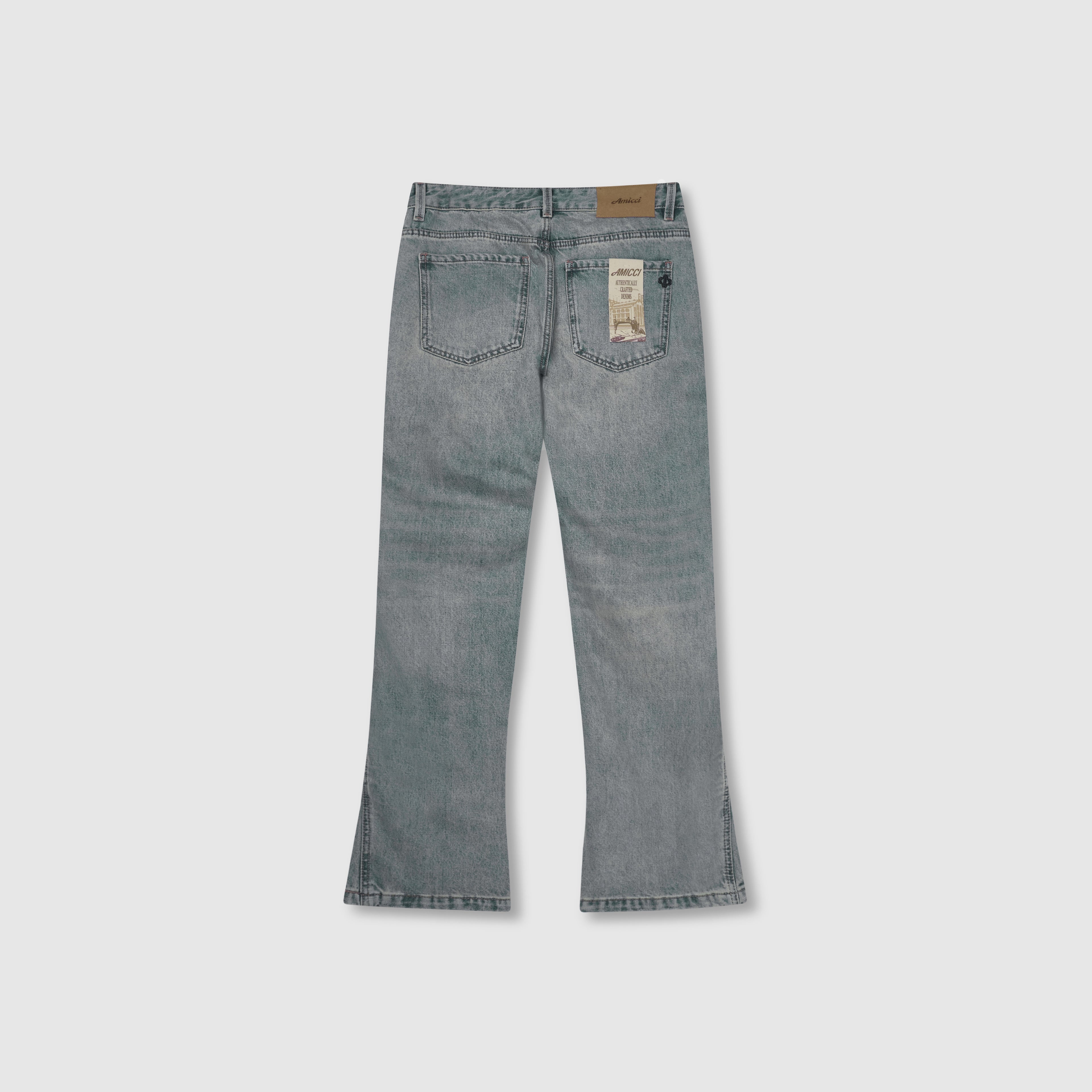 Lorient Gecombineerde Flare Jeans Blauw
