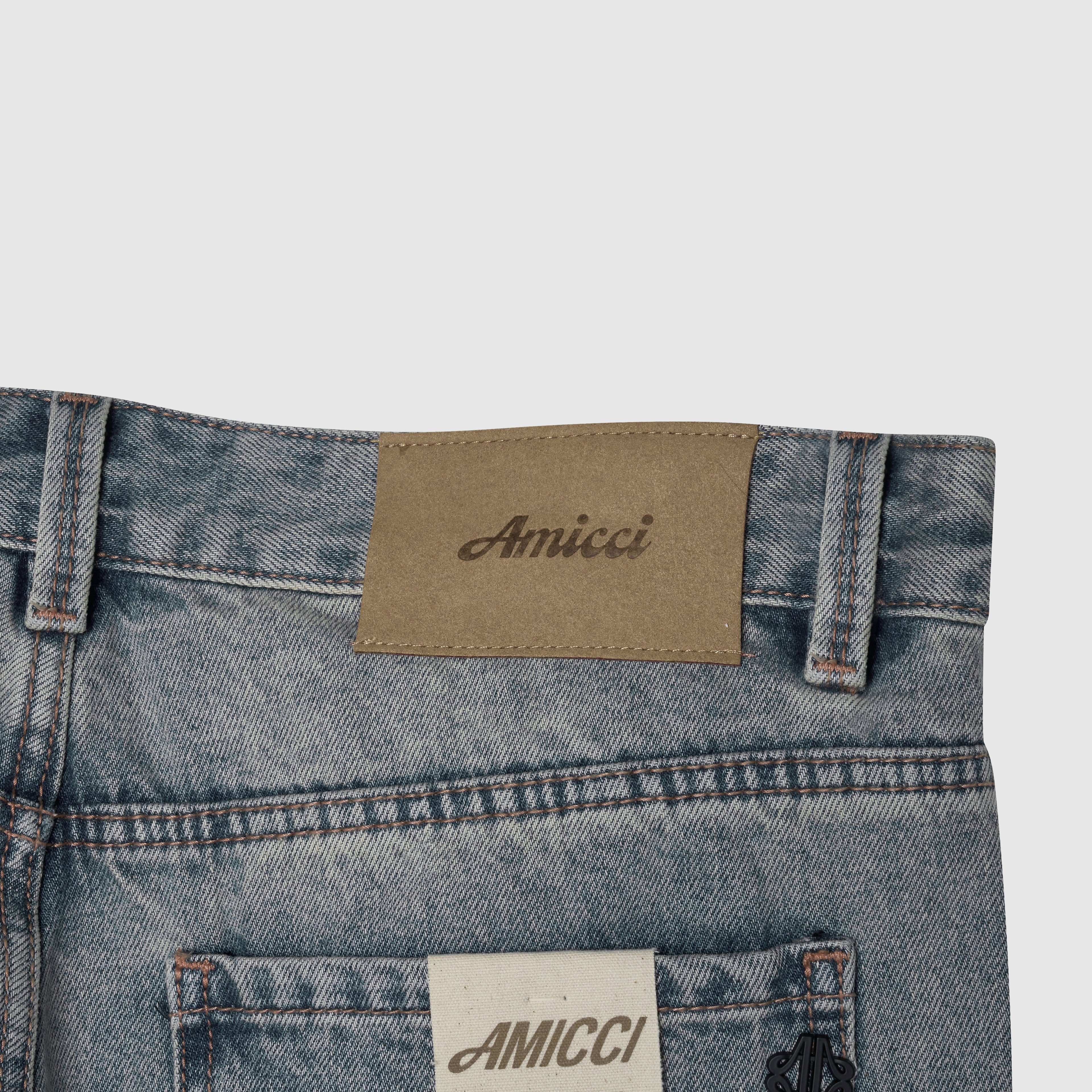 Lorient Gecombineerde Flare Jeans Blauw