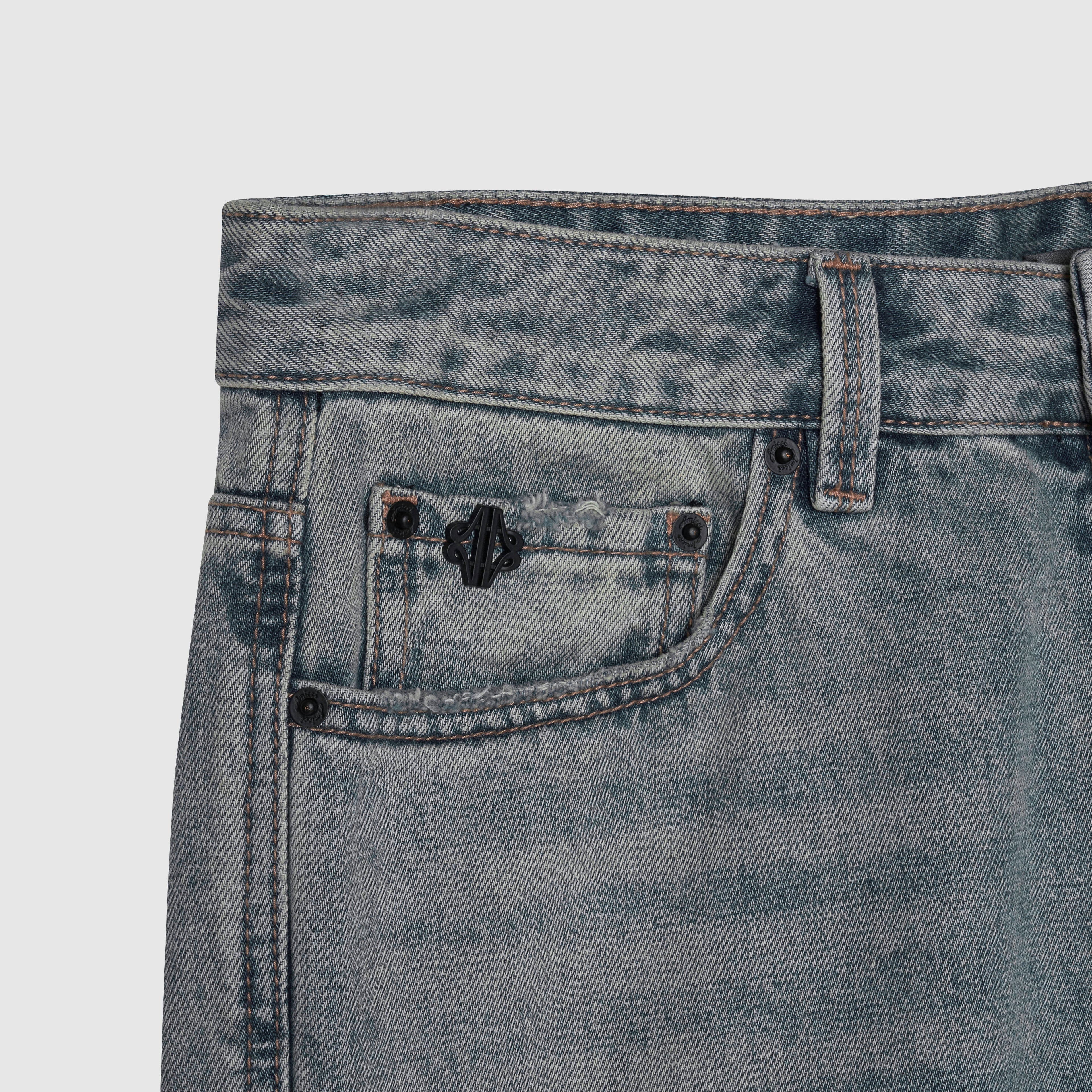 Lorient Gecombineerde Flare Jeans Blauw