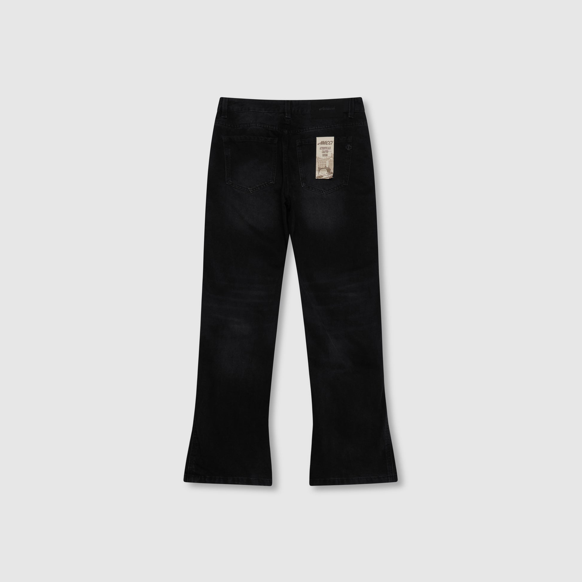 Lorient Gecombineerde Flare Jeans Zwart