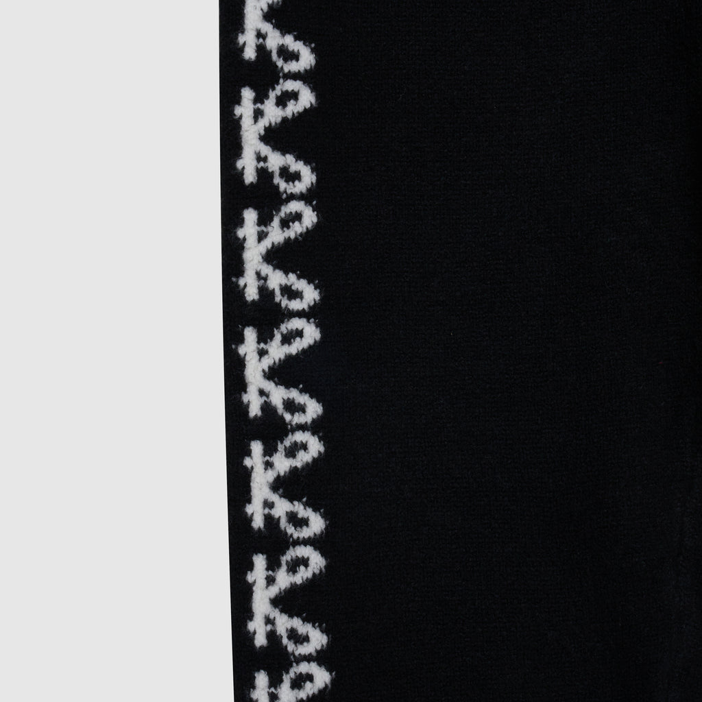 Merino Breiwerk Zwarte Jogger