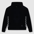Merino Knitwear Black Hoodie