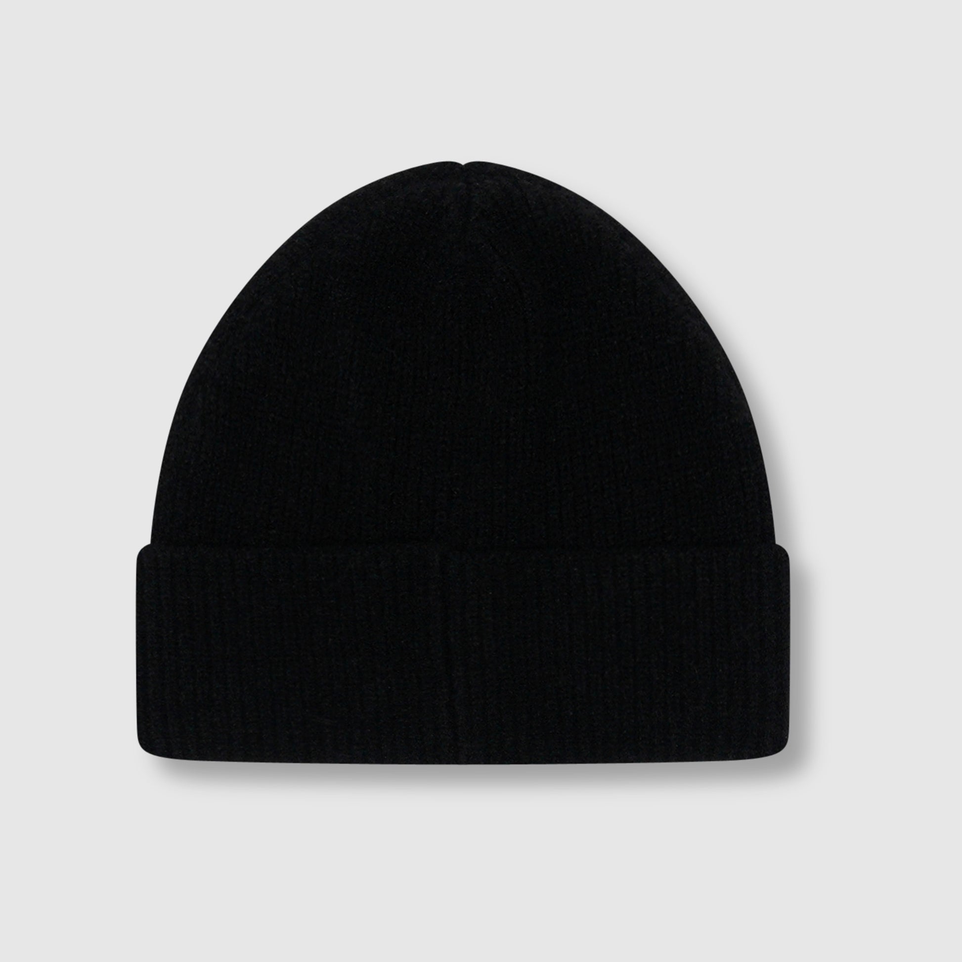 Fluffy Emblem Knitted Beanie