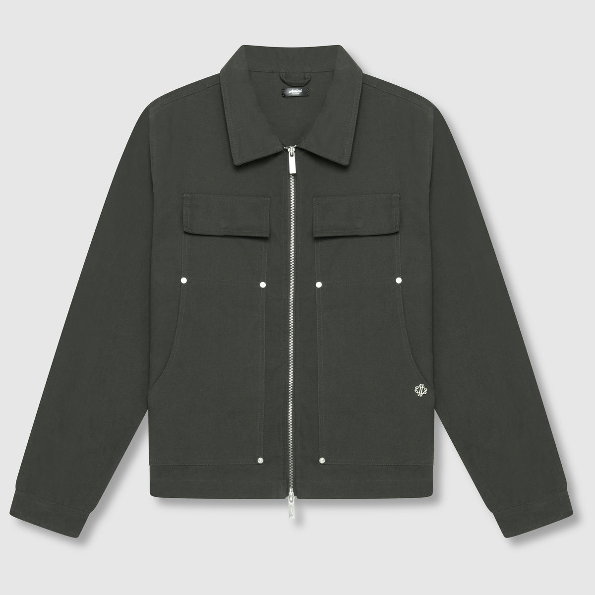 Wyatt Kakikleurig Twill Overhemd
