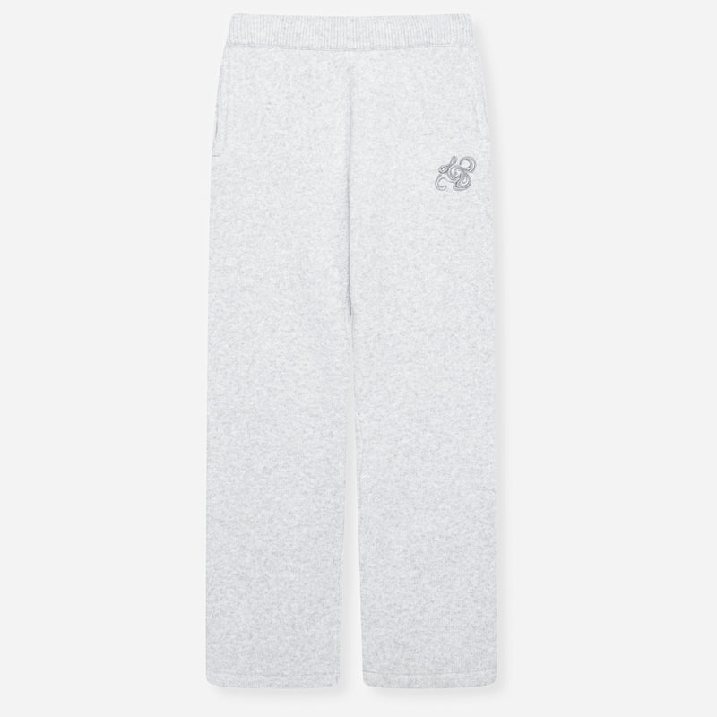 Amos Grijze Gebreide Joggingbroek