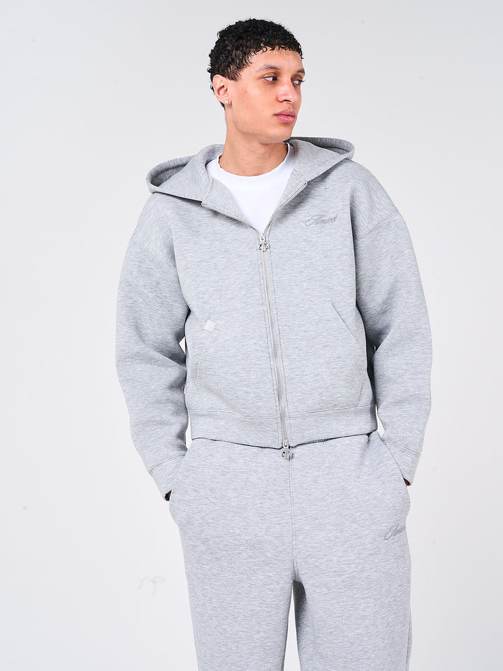 Atelier Grijze Scuba Hoodie