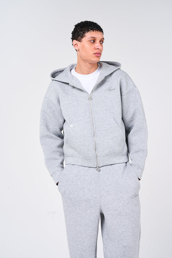 Atelier Grey Scuba Hoodie