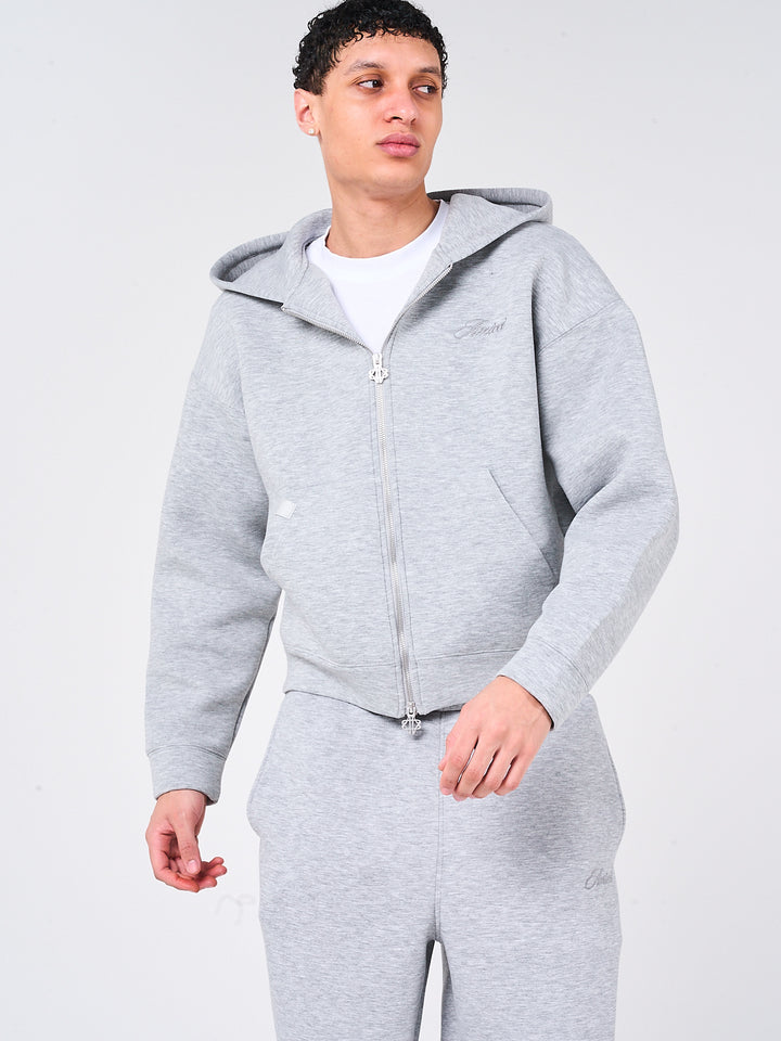 Atelier Grijze Scuba Hoodie