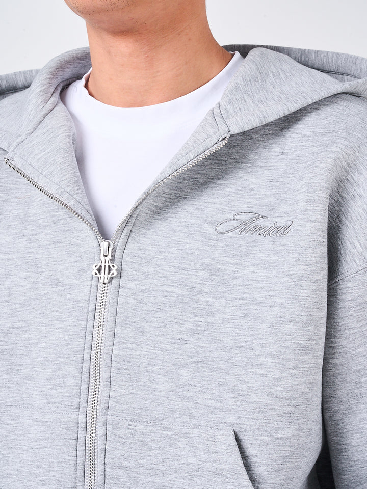 Atelier Grijze Scuba Hoodie