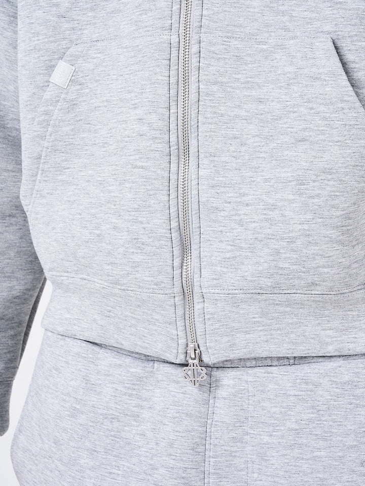 Atelier Grijze Scuba Hoodie