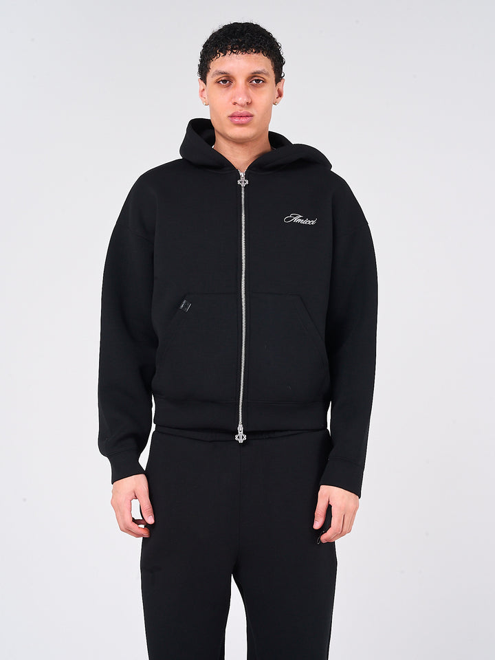 Atelier Black Scuba Hoodie